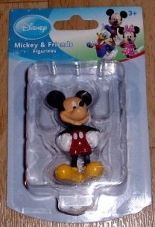 DISNEY CUTE MICKEY MOUSE FIGURINE CAKE TOPPER OR PARTY FAVOR NEW IN 