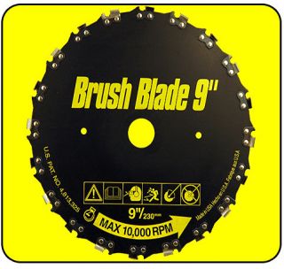 Brush Blade 12581 BRUSHCUTTER BLADE 9 RAZOR MAX 1 center Hole 