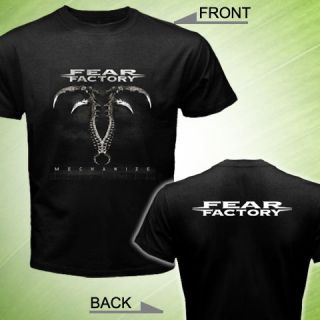 Fear Factory Mechanize Metal Band Black T Shirt S L 3XL