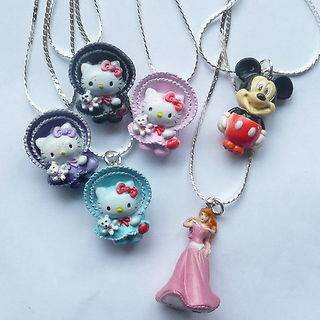   Loot Childrens Charm Necklace Hello Kitty Princes Ariel Mickey Mouse