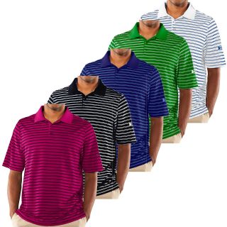 Under Armour 2012 Mens Draw Stripe Pique 2.0 Golf Polo Shirt