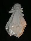 Messages From The Heart Security Blanket White Angel Bear Rattle bless 