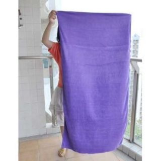 New 1x Absorbent Microfiber Bath Beach Towel 140x70cm Color Purple