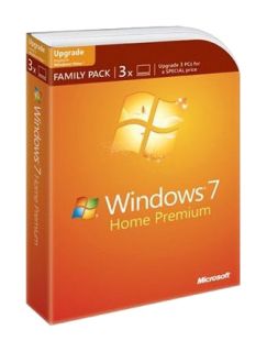 Microsoft Windows 7 Home Premium Family Pack 32/64 Bit (Retail (Media 