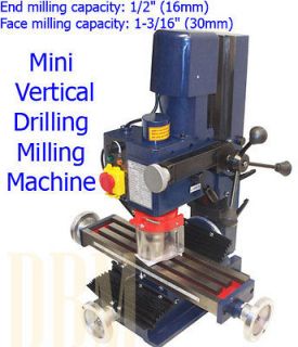   Vertical Drilling Milling Machine Drill Face End Milling 