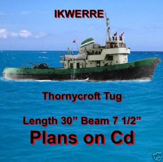 tug boat plans in Radio Control & Control Line
