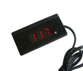 NEW Mini Car LCD Battery Voltage Meter Monitor 12V