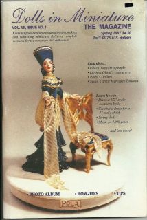 Dollhouse Miniatures Magazine in Collectors Guides & Books
