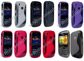   CURVE 8520 /9300 3G WAVE TPU SILICONE GEL MOBILE PHONE CASE COVER