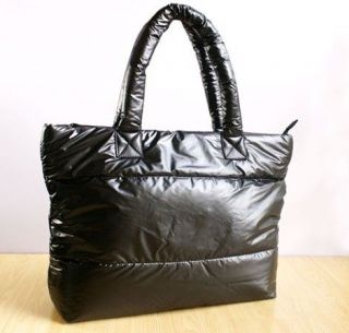 New Fashion Women Space bag Cotton Feather down Tote handbag shoulder 