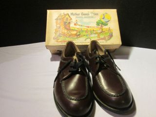   1954 pair of Buster Brown MOTHER GOOSE SHOES NEW IN THE BOX WOW
