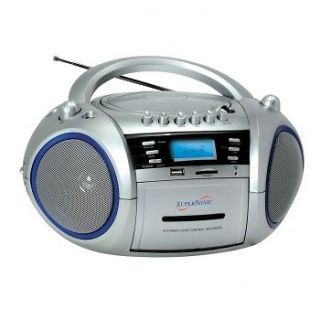   SC 183UM Portable /CD/WMA Player, Cassette Recorder, AM/FM Radio w