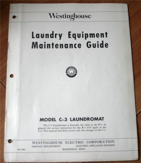 Laundry Equipment Maintenance Guide Model C 3 Laundroma