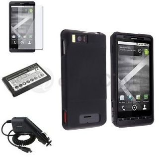 Newly listed For Motorola MB810 Droid X Battery+Charge​r+Blk Case+SP