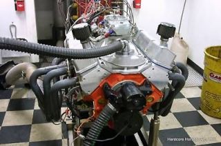 Small Block Chevy Engine 383ci 600+hp Pro Drag Race Complete Turn Key