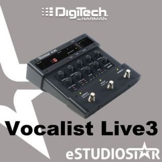   VOCALIST LIVE 3 HARMONY PROCESSOR PEDAL LIVE3 VL3 VOCAL EFFECTS w/BOX