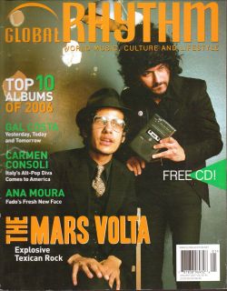 Global Rhythm Magazine 1/07 Mars Volta/Gal Costa/Ana Moura/Idan 