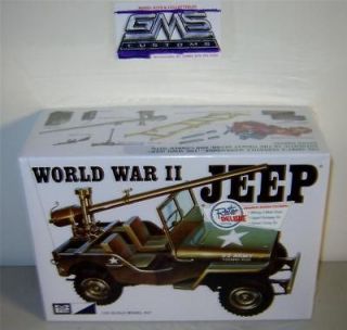 MPC 785 WWII MILITARY JEEP 50 CAL Truck 1/25 GMS CUSTOMS HOBBY OUTLET 