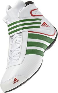 Adidas Kart XLT Motorsport Boots White & Green