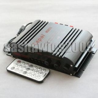 USB SD MMC Player Remote Control  FM Motorcycle Car Amplifier