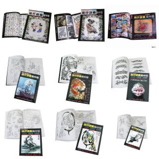 Assorted Style TATTOO Sketch Magazine Design Collection BOOK FLASH 