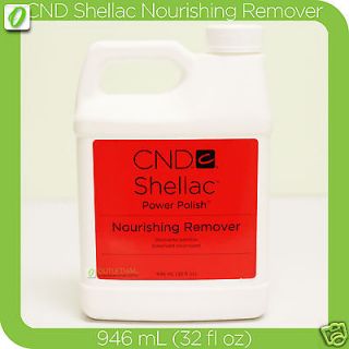 CND Shellac REMOVER 32oz Nourishing Power Polish Nail Removal UV Gel 