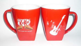   Limited Edition RED CUP MUG Music Series GUITAR Nestle MALAYSIA New