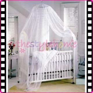   Mosquito Toddler Nursery Baby Bed Crib Canopy Netting Mesh Cloth