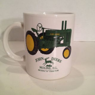 John Deere Moline Illinois  Model A Tractor Coffee Mug Glass ★★