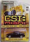 Greenlight Hollywood series CSI Miami is Natalias black Dodge Charger