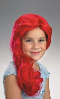   LITTLE MERMAID ARIEL RED WIG CHILD Girl Props Headpiece Accessories