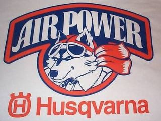 Husqvarna Air Power Siberian Husky Dog SWEATSHIRT MIB