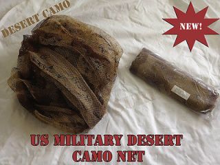   Army Desert Camouflage Hunting Mesh Net Blind Ghillie Cover 5 x 8