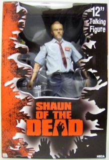 SHAUN OF THE DEAD Movie 12 inch Talking Figure Neca 2004