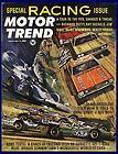 MOTOR TREND MARCH 1966,RACING,PITS,RICHARD PETTY,OLDS 88,FALCON,HOT 
