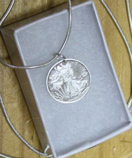 Sterling Silver Chain and Pendant 925 Necklace Pendant .999