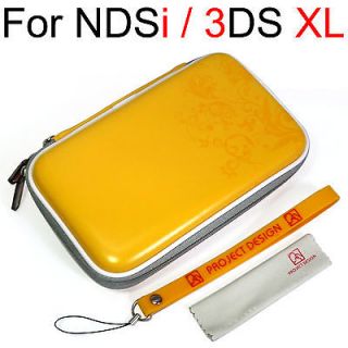 New Yellow Airform Carry Case Pouch Bag For Nintendo NDSi DSi 3DS XL 