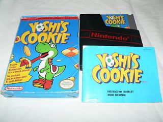 NES Nintendo Yoshis Cookie CIB complete