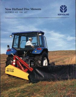 New Holland 615/616/617 Tractor Disc Mower Brochure