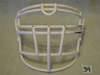 Riddell Schutt Football Helmet Face Mask / WHITE