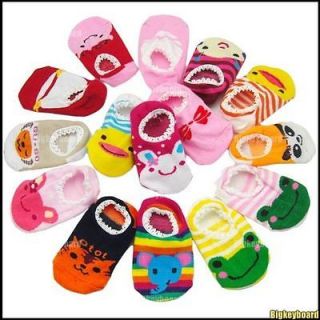 New Cute Baby Toddler Unisex Anti Slip Socks Shoes Slippers