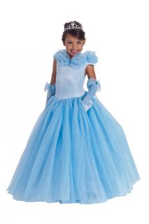 Cinderella Princess Paradise Cynthia Costume Blue DRESS Child 3 4 5 6 