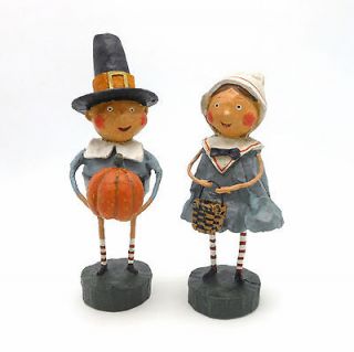 AS IS   Lori Mitchell Tom & Goodie Thanksgiving Figurines