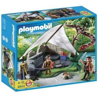 Playmobil 4843 Treasure Hunters Camp w/Snake  NIB **