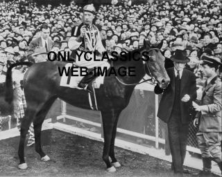  THOROUGHBRED HORSE RACE PHOTO RED POLLARD JOCKEY  SANTA ANITA CA
