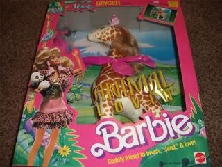  Animal Lovin Ginger Giraffe NRFB 1395 Mattel Safari 1988 MInt Playset