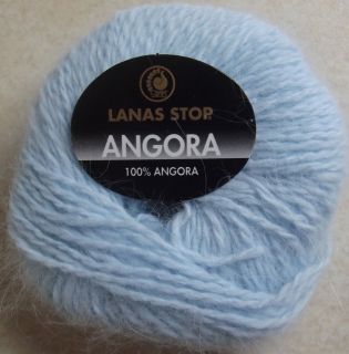 Lanas Stop Angora 100% PURE ANGORA 7 shades 10g balls