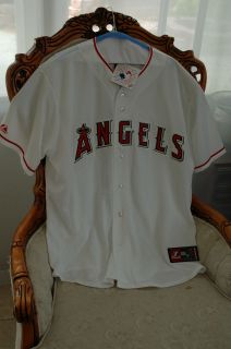 LA Anaheim CA Angels 50th anniversary gold halo replica jersey new w 