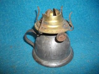 antique tin oil lamp in Collectibles