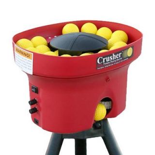 Crusher Curve Mini Ball Machine   Pitches Up To 45 MPH   Used Only 